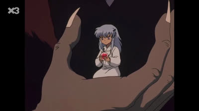Inuyasha Cap 074 // L'espasa d'ullal de ferro rogent destrueix la barrera màgica