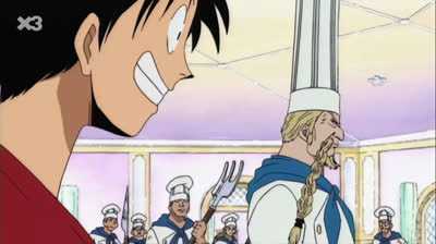 ONE PIECE 023 // La defensa del Baratie! El gran capità Zeff Peusrojos!