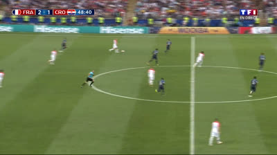 Second Half 1080i France vs Croatia FIFA World Cup 2018 Final TF1