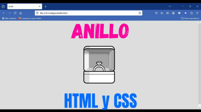 Cómo hacer un anillo de pedida en HTML y CSS - Web development