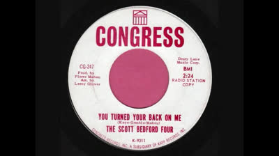 Scott Bedford Four (1965) - You Turned Your Back On Me