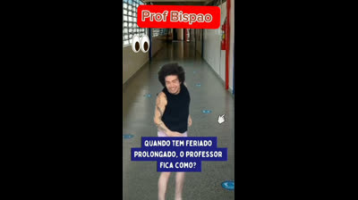 Professor fica doido no feriadão né kkkk?#educação