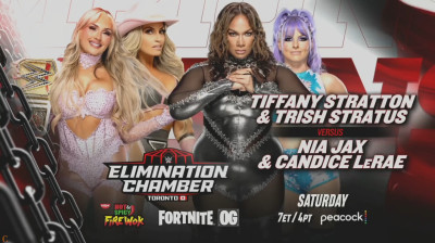 Tiffany Stratton & Trish Stratus vs Nia Jax & Candice LeRae (Full Match)